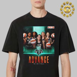 Advance From New York Liberty To Semi Finals WNBA Playoffs 24 Unisex T-Shirt