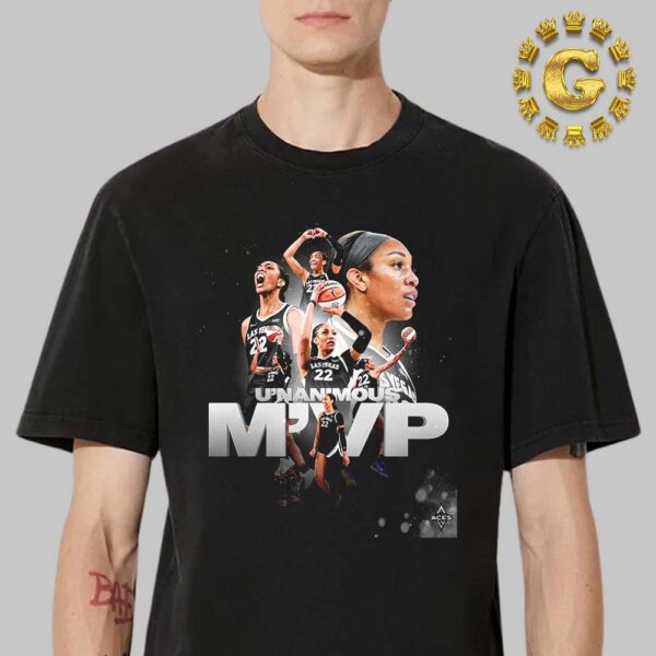 Aja Wilson From Las Vegas Aces Unanimous Is The WNBA 2024 Most Valuable Player Unisex T-Shirt