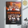 Baltimore Orioles Poster For The First Time In 27 Years Back To Back Clinched MLB Postseason 2024 Home Decor Poster Canvas