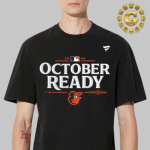 Baltimore Orioles Fanatics Black 2024 MLB Postseason Locker Room Unisex T-Shirt