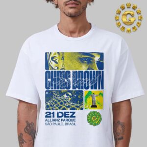 Chris Brown Official Poster At Allianz Parque In Sao Paulo Brasil On December 21 Unisex T-Shirt