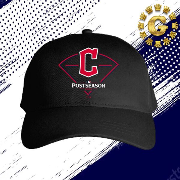 Cleveland Guardians Black 2024 MLB Postseason Around The Horn Classic Cap Hat Snapback