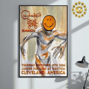 Clutch Rival Song Event Poster In Cleveland America At Jacobs Pavilion Nautica On Thursday September 19th 2024 Home Decor Poster Canvas