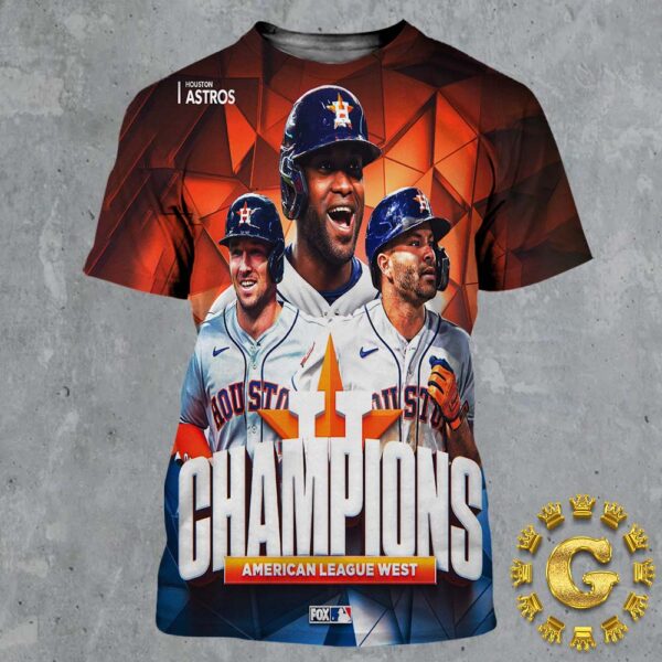 Congarts Houston Astros Have Won The Al West For 4Th Straight Season All Over Print Shirt