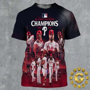 Congrats Philadelphia Phillies Is The MLB NL East Champions 2024 All Over Print Shirt