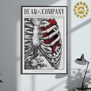 Dead And Company Present Dead Forever Poster In Las Vegas Nevada At Sphere On 12th Of Never 2024 Home Decor Poster Canvas