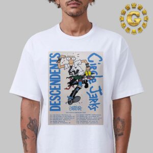 Descendents And Circle Jerks Band 2024 North American Tour Dates List Start On September 5 At The Strand In Providence RI Unisex T-Shirt