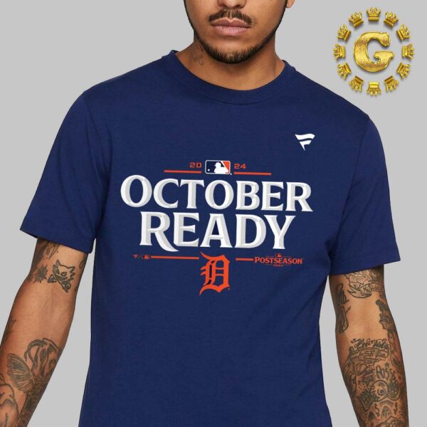 Detroit Tigers Fanatics 2024 MLB Postseason Locker Room Unisex T-Shirt