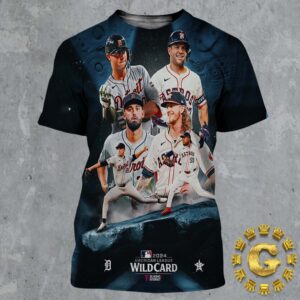 Detroit Tigers Vs Houston Astros Poster MLB 2024 American League Wild Card All Over Print Shirt