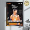 Congrats Dijonal Carrington From Connecticut Sun KIA Most Improved Player 2024 WNBA Home Decor Poster Canvas