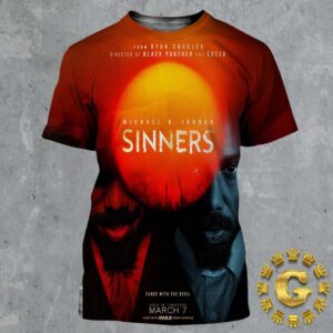 First Poster For Ryan Cooglers Vampire Film Sinners Starring Michael B Jordan Hailee Steinfeld And Jack O Connell Only In Theaters March 7 2025 All Over Print Shirt