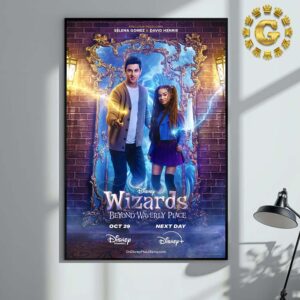 First Poster For Wizards Beyond Waverly Place Releasing On Disney On October 30 2024 Home Decor Poster Canvas