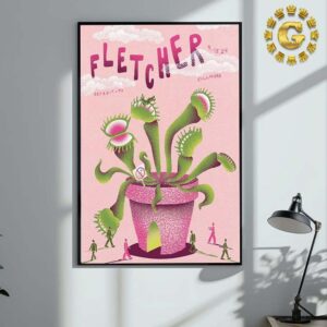 Flectcher Tonight Poster At Fillmore In Detroit MI On September 15th 2024 The Carnivorous Plant Artwork Wall Decor Poster Canvas