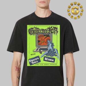 Gatecreeper With Frozen Soul And Worm Event Poster On October 1st 2024 At El Club In Detroit MI The Laptop Artwork Classic T-Shirt