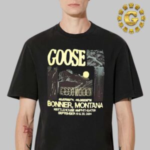 Goose The Band Event Tee At Kettlehouse Amphitheater In  Bonner West Riverside Montana On September 19th And 20th 2024 The Triceratops Artwork Unisex T-Shirt