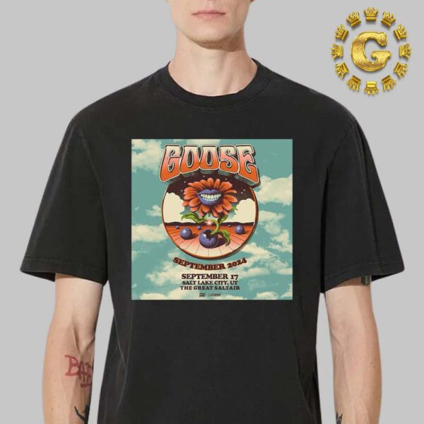 Goose The Band Tonight Poster At The Great Saltair In Salt Lake City UT On September 17th 2024 Unisex T-Shirt