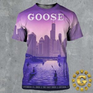 Goose The Band Tonight Poster At The Salt Shed In Chicago IL On September 11 2024 All Over Print Shirt