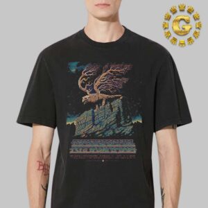 Greensky Bluegrass Band Event Poster At Red Rocks Amphitheatre In Morrison CO On September 13 And 14 2024 The Tree Eagle Artwork Unisex T-Shirt