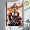 Congarts Houston Astros Have Won The Al West For 4Th Straight Season Wall Decor Poster Canvas