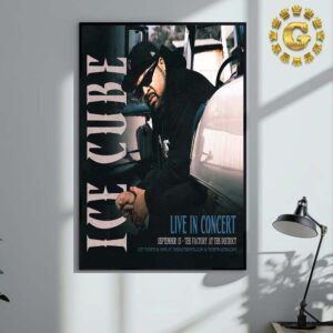 Ice Cube Live In Concert Poster In The Factory At The District On September 15 Home Decor Poster Canvas