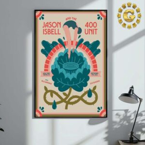 Jason Isbell And The 400 Unit Tonight Poster At Wolf Trap In Vienna VA On September 11th 2024 Home Decor Poster Canvas