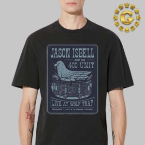 Jason Isbell And The 400 Unit Event Tee At Wolf Trap In Vienna VA On September 11th 2024 Unisex T-Shirt