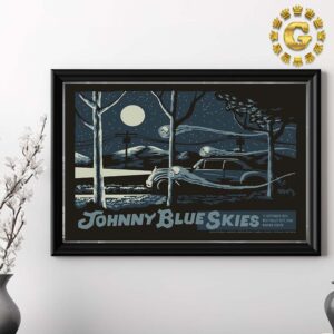 Johnny Blue Skies Tonight Poster In West Valley City UTAH At Maverik Center On September 17 2024 Home Decor Poster Canvas