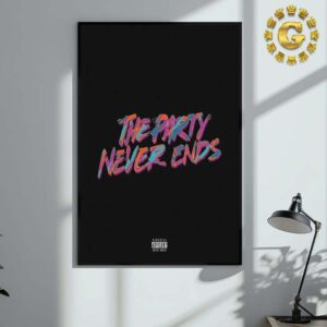 Jucie WRLD New Album Poster The Party Never Ends On November 22nd 2024 Home Decor Poster Canvas