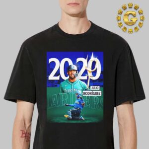 Julio Rodriguez From Seattle Mariners Reached 20 HR And 20 SB MLB Unisex T-Shirt