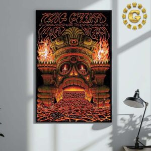 King Gizzard And The Lizard Wizard Second Poster On September 4 2024 At Miller High Life Theatre In Milwaukee WI Home Decor Poster Canvas