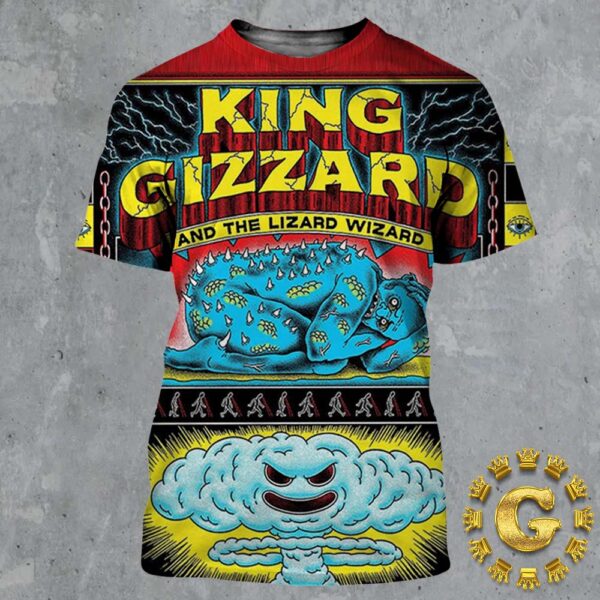 King Gizzard And The Lizard Wizard Tonight Poster At The Factory In St Louis MO On September 5 2024 All Over Print Shirt