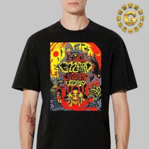 King Gizzard And The Lizard Wizard Tonight Poster Night 2 At Red Rocks Park and Amphitheatre in Colorado On September 9th 2024 Unisex T-Shirt