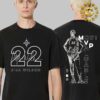 Las Vegas Aces Aja Wilson Nike Black 2024 WNBA MVP MV3 Two Side Unisex T-Shirt