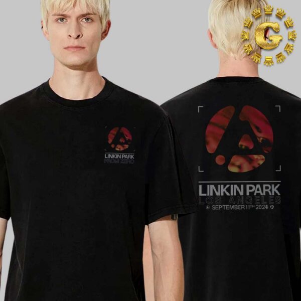 Linkin Park From Zero 2024 World Tour In Los Angeles California Two Side Unisex T-Shirt