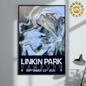 Linkin Park From Zero Hamburg Tour Poster At Hamburg In Germany On September 22nd 2024 Home Decor Poster Canvas