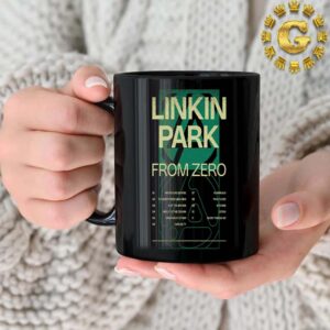 Linkin Park From Zero Photo Collage Official Logo New Album The Song List The Logo Artwork Ceramic Mug