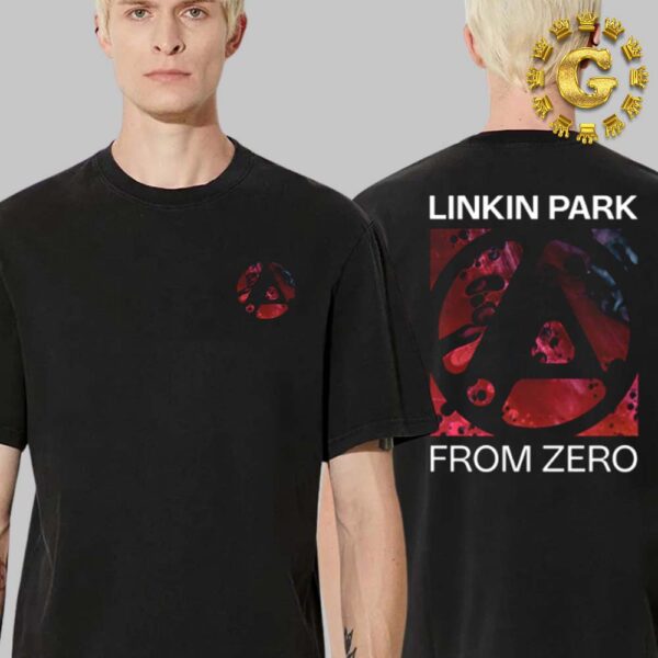 Linkin Park From Zero Texture Black Tee At The O2 In London September 24th 2024 Two Side Unisex T-Shirt