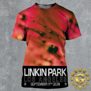 Linkin Park From Zero Tonight Poster In Los Angeles On September 11th 2024 All Over Print Shirt