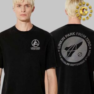 Linkin Park From Zero World Tour 2024 In Los Angeles On September 5th 2024 Two Side Unisex T-Shirt