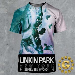 Linkin Park Tonight Poster At Barclays Center In Brooklyn NY On September 16th 2024 All Over Print Shirt