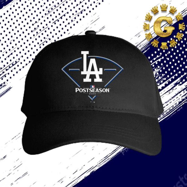 Los Angeles Dodgers Black 2024 MLB Postseason Around The Horn Classic Cap Hat Snapback