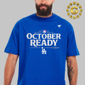 Los Angeles Dodgers Fanatics Royal 2024 MLB Postseason Locker Room Unisex T-Shirt