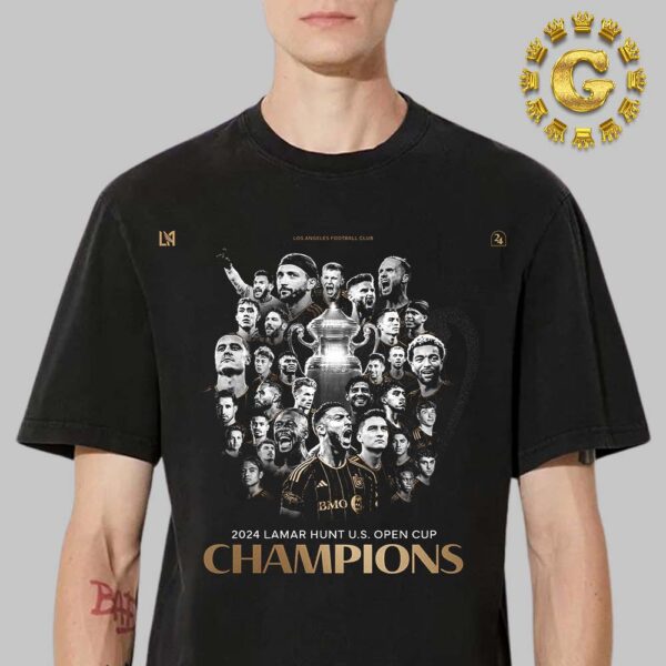 Los Angeles Football Club Is The Champions 2024 Lamar Hunt US Open Cup Unisex T-Shirt