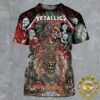 Metallica M72 CDMX Mexico City Night 4 Poster For Estadio GNP Seguros On September 29 2024 Met On Tour Aztec Warrior The Dragon Artwork All Over Print Shirt