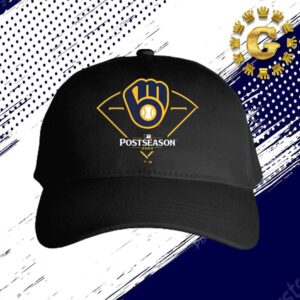 Milwaukee Brewers Black 2024 MLB Postseason Around The Horn Classic Cap Hat Snapback