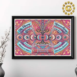 My Morning Jacket Band With Nathaniel Rateliff And The Night Sweats Tonight Poster  At Ameris Bank Amphitheatre In Amphitheatre Alpharetta, Georgia  On September 14 2024 Home Decor Poster Canvas