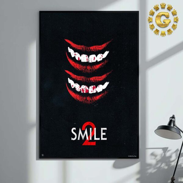 New Poster For Smile 2 In Theatres On October 18 2024 Home Decor Poster Canvas