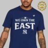 New York Yankees Fanatics Navy 2024 AL East Division Champions Locker Room Unisex T-Shirt