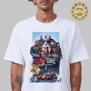 Official Poster For RED ONE Starring The Rock Chris Evans Lucy Liu and JK Simmons Only In Theater November 15th 2024 Unisex T-Shirt