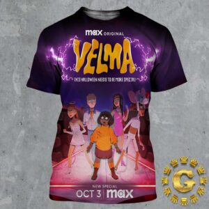 Official Poster For Velma This Halloween Needs To Be Special Premiere On Max On October 3rd 2024 All Over Print Shirt